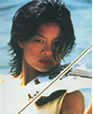 woman playing professional electric violin
